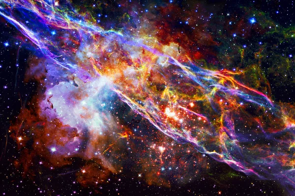 Veil Nebula Outer Space Elements Image Furnished Nasa — Stock Photo, Image