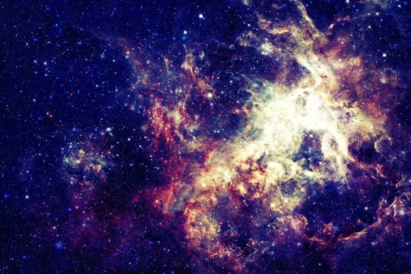 Över Galaxen Med Stjärnor Rymden Delar Denna Bild Från Nasa — Stockfoto