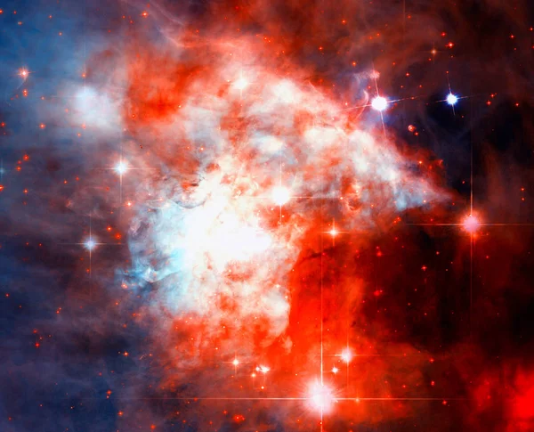 성운과 별들이 우주에 있습니다 Nasa 이형상의 요소들 — 스톡 사진