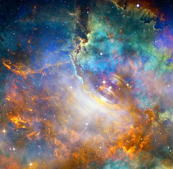 Beautiful galaxy. Elements of this Image Furnished by NASA. — Stock Photo, Image