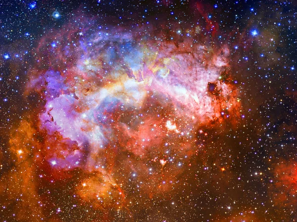 Фантастическая галактика со звездами. Элементы этого изображения, предоставленного НАСА — стоковое фото