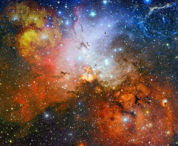 Nebuloasa stralucitoare in spatiu . — Fotografie, imagine de stoc