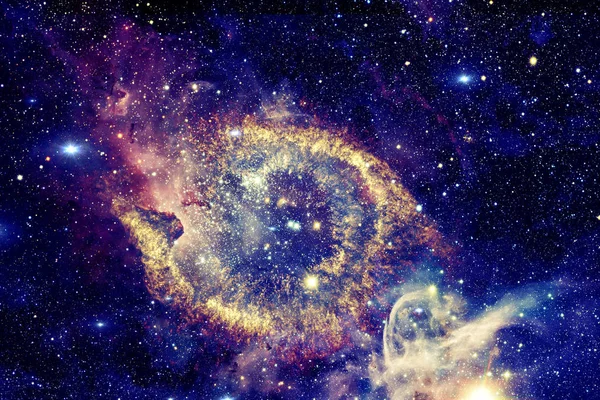 The Helix Nebula in deep space. Elements of this image furnished by NASA — Stock Photo, Image