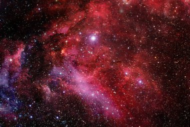 Derin uzay nebulada. Nasa tarafından döşenmiş bu görüntü unsurları