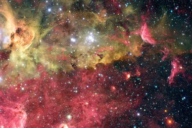 Uzayda harika Bulutsusu. Nasa tarafından döşenmiş bu görüntü unsurları