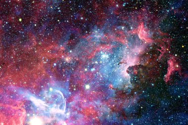 Derin uzayda nebula ve yıldızlar. Bu görüntünün elementleri NASA tarafından desteklenmektedir.