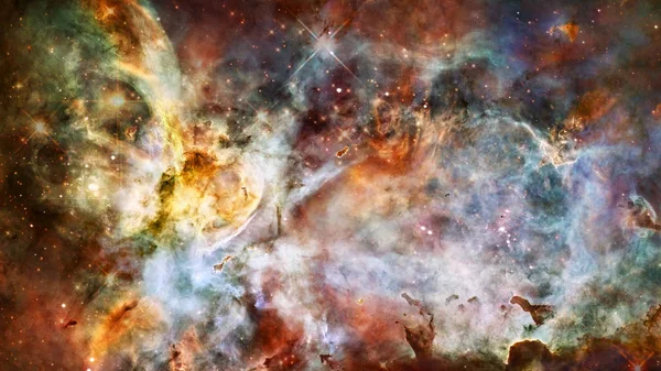 Nebulosa, stjärnor och galaxen i rymden. Delar av denna bild från Nasa — Stockfoto