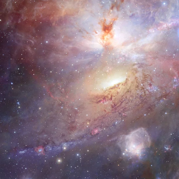 Campo estelar e nebulosa no espaço sideral Elementos desta imagem fornecidos pela NASA . — Fotografia de Stock