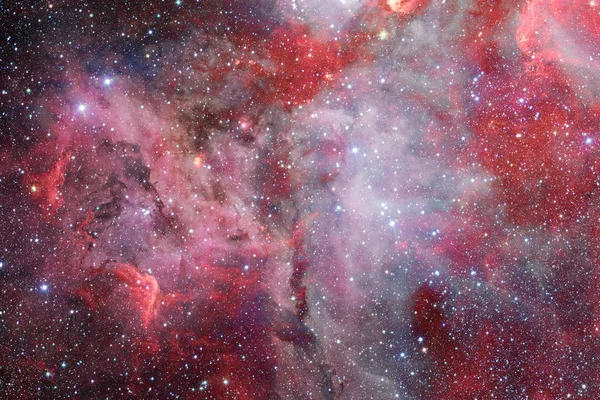 可怕的星云 星星在深空间 Nasa 提供的这个图像的元素 — 图库照片