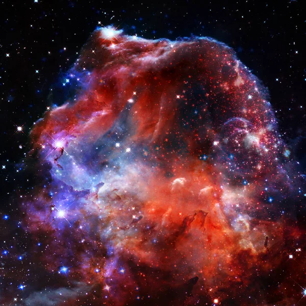 Mgławica Jasnych Gwiazd Kosmosie Elementy Zdjęcie Dostarczone Przez Nasa — Zdjęcie stockowe