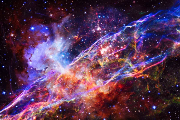 Veil Nebula Outer Space Elements Image Furnished Nasa — Stock Photo, Image