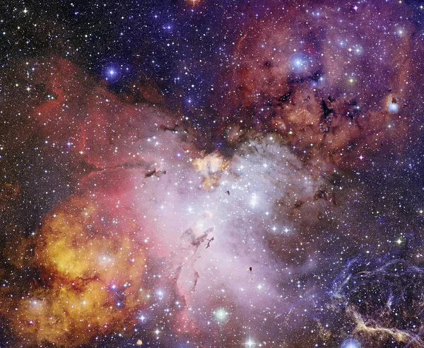 Nebulosa Brilhante Espaço Profundo Elementos Desta Imagem Fornecidos Pela Nasa — Fotografia de Stock