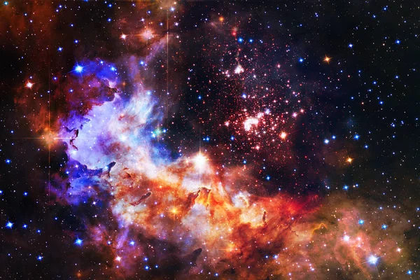 Kolorowe Galaxy Przestrzeni Kosmicznej Elementy Tego Obrazu Dostarczone Przez Nasa — Zdjęcie stockowe