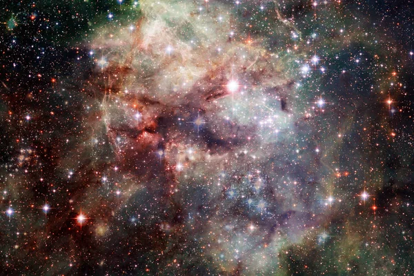 Nebulosan Med Stjärnor Yttre Rymden Delar Denna Bild Från Nasa — Stockfoto