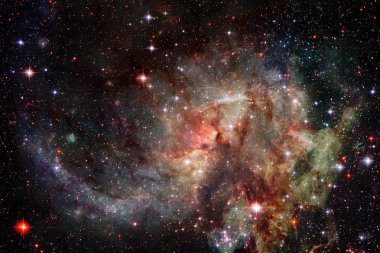 Starfield stardust ve sonsuz güzel evrende Bulutsusu.