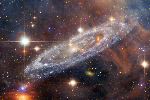 Nébuleuse Galaxies Dans Espace Éléments Cette Image Fournis Par Nasa — Photo