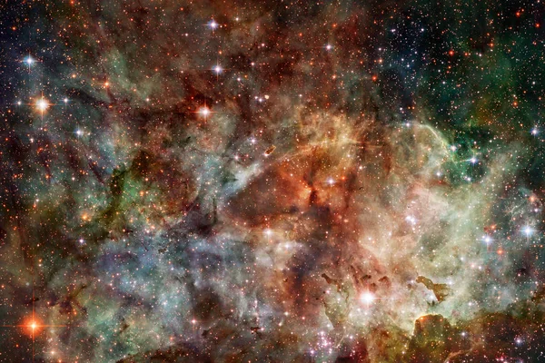 Kosmiskt landskap, awesome science fiction tapeter. — Stockfoto