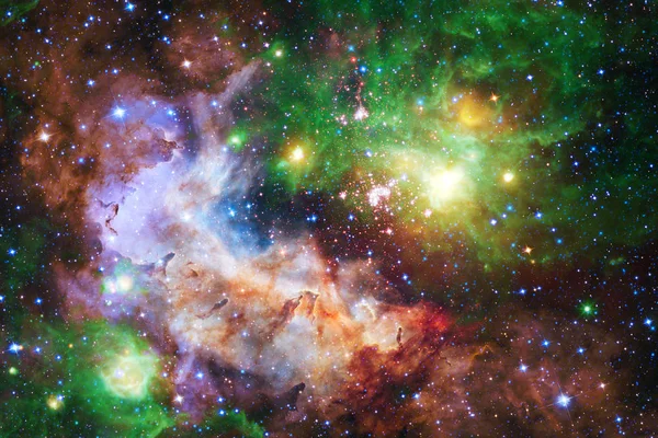 Wunderschöne Galaxie Und Sternhaufen Der Weltraumnacht Elemente Dieses Bildes Von — Stockfoto