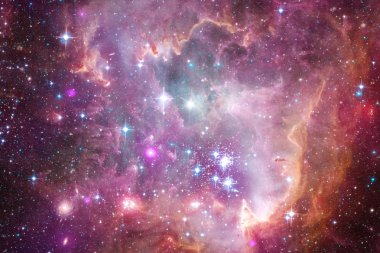 Uzayda harika gökada. Ü sonsuz evrenin. Nasa tarafından döşenmiş bu görüntü unsurları