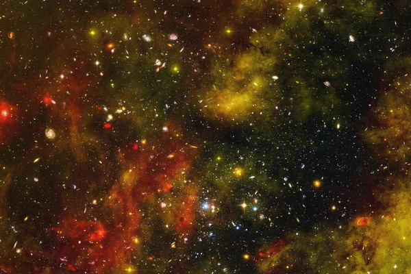 Hermosa Nebulosa Estrellas Brillantes Espacio Exterior Brillante Universo Misterioso Elementos — Foto de Stock