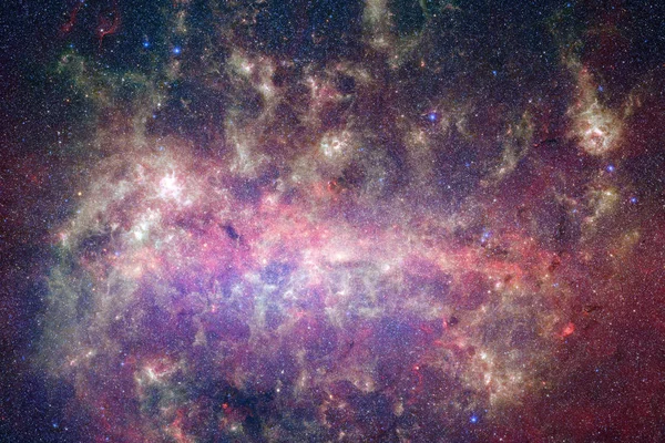 Scène Univers Avec Des Étoiles Des Galaxies Dans Espace Profond — Photo