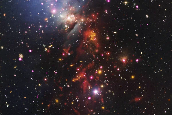Incrivelmente Bela Galáxia Muitos Anos Luz Longe Terra Elementos Desta — Fotografia de Stock