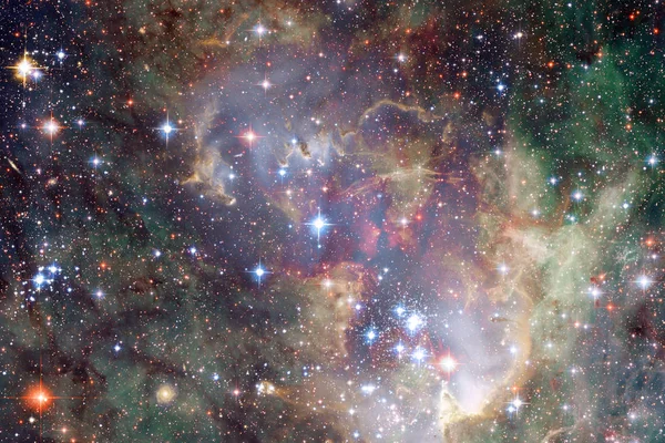 Paesaggio Cosmico Colorata Carta Parati Fantascienza Con Infinito Spazio Esterno — Foto Stock