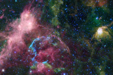 Güzel uzay arka plan. Cosmoc sanat. Nasa tarafından döşenmiş bu görüntü unsurları.