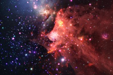 Galaxy dış uzay, evren güzelliği. Nasa tarafından döşenmiş bu görüntü unsurları.