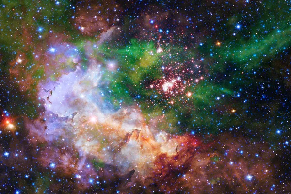 Univers Rempli Étoiles Nébuleuse Galaxie Art Cosmique Papier Peint Science — Photo