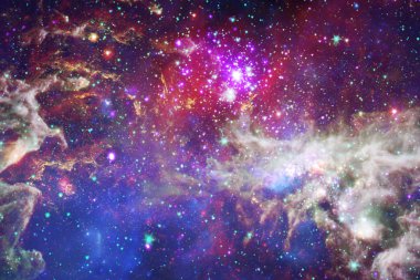 Derin uzay. Yüksek çözünürlüklü bilim kurgu fantezisi duvar kağıdı için idealdir. Bu görüntünün elementleri NASA tarafından desteklenmektedir