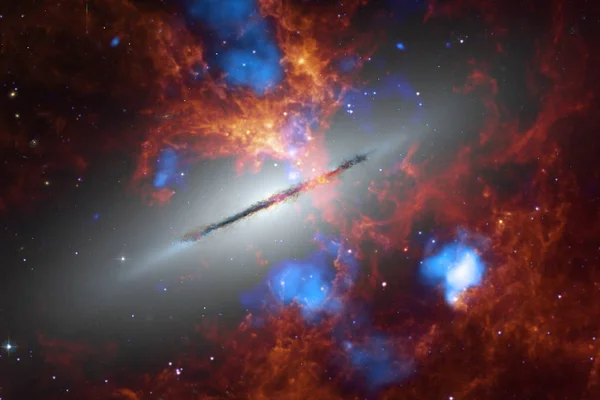 Starfield stardust ve sonsuz güzel evrende Bulutsusu. Nasa tarafından döşenmiş bu görüntü unsurları.