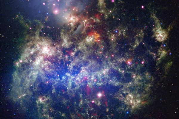 Nebel Und Sterne Weltall Leuchtendes Mysteriöses Universum Elemente Dieses Bildes — Stockfoto