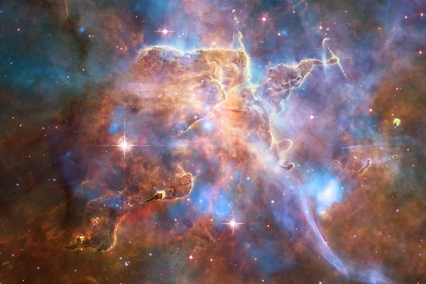 外太空中的银河 宇宙之美 美国宇航局提供的这张图片的元素 — 图库照片