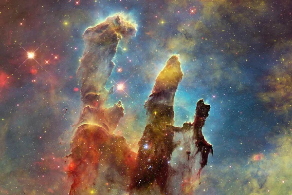 Niesamowite Galaxy Przestrzeni Kosmicznej Starfields Nieskończony Kosmos Elementy Tego Obrazu — Zdjęcie stockowe