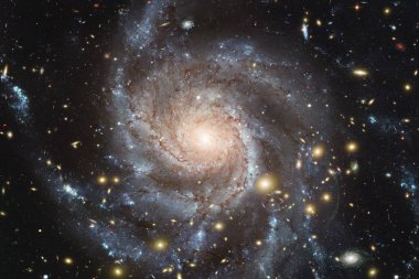 Güzel uzay arka plan. Cosmoc sanat. Nasa tarafından döşenmiş bu görüntü unsurları.