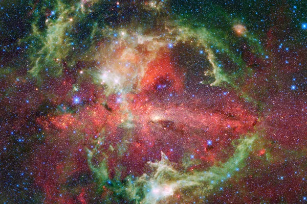 Galaxia Brillante Impresionante Fondo Pantalla Ciencia Ficción Elementos Esta Imagen — Foto de Stock