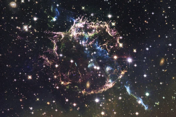Paisaje Cósmico Colorido Fondo Pantalla Ciencia Ficción Con Espacio Exterior — Foto de Stock
