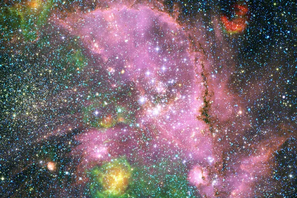 Νεφελώματα Ένα Interstellar Σύννεφο Σκόνης Αστέρι Στοιχεία Αυτής Της Εικόνας — Φωτογραφία Αρχείου
