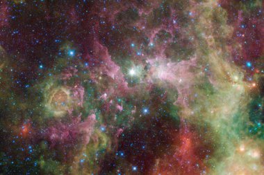 İnanılmaz güzel galaksi birçok ışık yılı uzakta dünya. Nasa tarafından döşenmiş bu görüntü unsurları