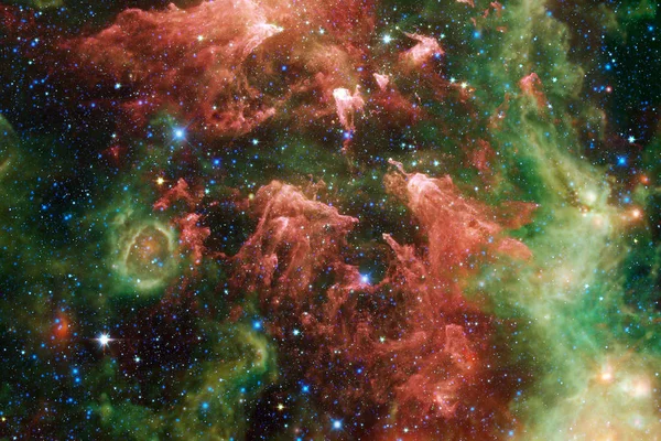 Universum Scen Med Ljusa Stjärnor Och Galaxer Rymden Som Visar — Stockfoto