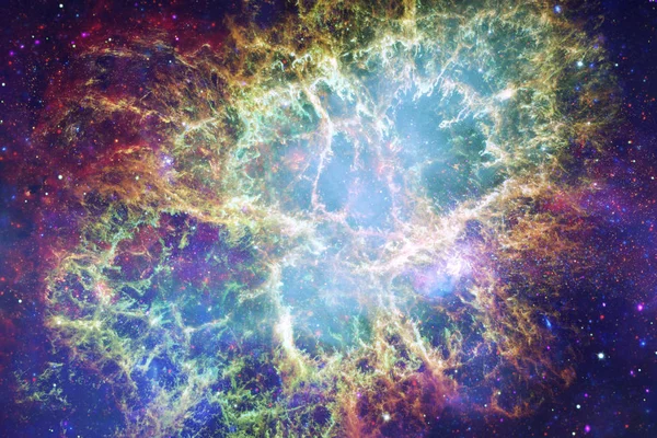 Beautiful Space Background Cosmoc Art Elements Image Furnished Nasa — Stock Photo, Image