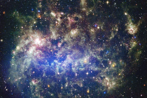 Nebulosas Galáxias Estrelas Bela Composição Arte Espacial Profunda Elementos Desta — Fotografia de Stock