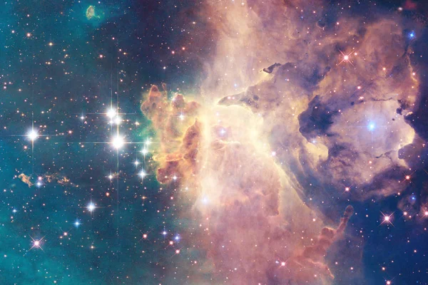 星や宇宙の美しさを示して深宇宙銀河と宇宙のシーン Nasa から提供されたこのイメージの要素 — ストック写真