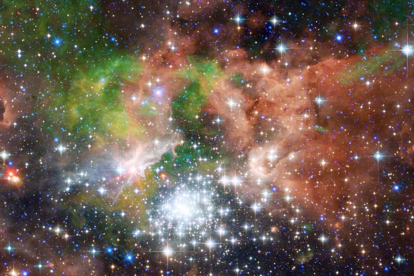 Nebulosor Och Många Stjärnor Yttre Rymden Delar Denna Bild Från — Stockfoto