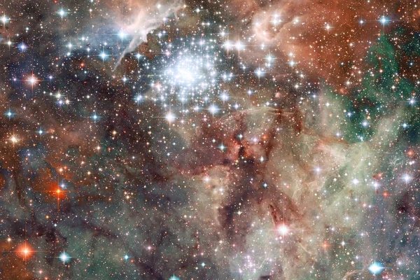 Gyönyörű Tejútrendszer Háttér Köd Stardust Fényes Csillag Kép Nasa Berendezett — Stock Fotó