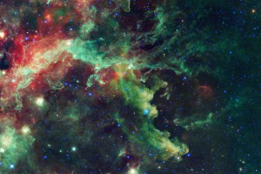 Güzel galaksi uzayda bir yerde. Nasa tarafından döşenmiş bu görüntü unsurları.