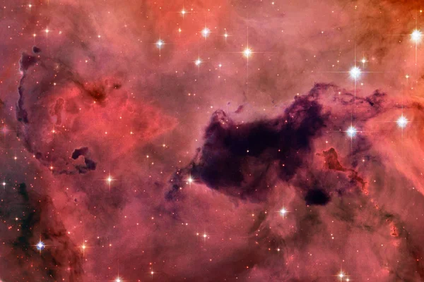 Vackra Nebulosa Rymdfärd Kluster Stjärnor Yttre Rymden Science Fiction Konst — Stockfoto