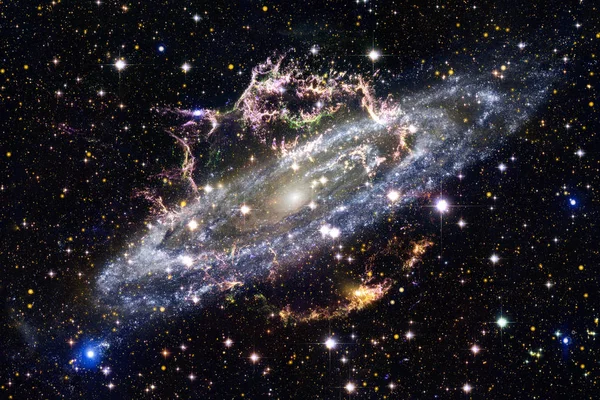 Kozmikus Táj Fantasztikus Sci Háttérkép Kép Nasa Berendezett Elemei — Stock Fotó