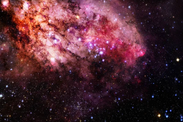 Starfield stardust ve sonsuz güzel evrende Bulutsusu. Nasa tarafından döşenmiş bu görüntü unsurları.